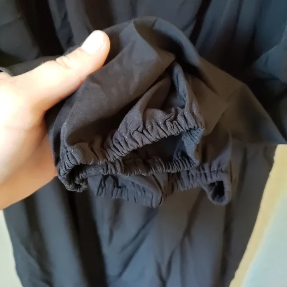 NWOT Grace Karin Plus Size Black Off Shoulder Ruffle Long Sleeve Dress Size 2XL - Picture 5 of 7